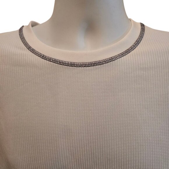 Roundtree and Yorke Performance White Workplay Thermal Shirt Size XL - Picture 2 of 8